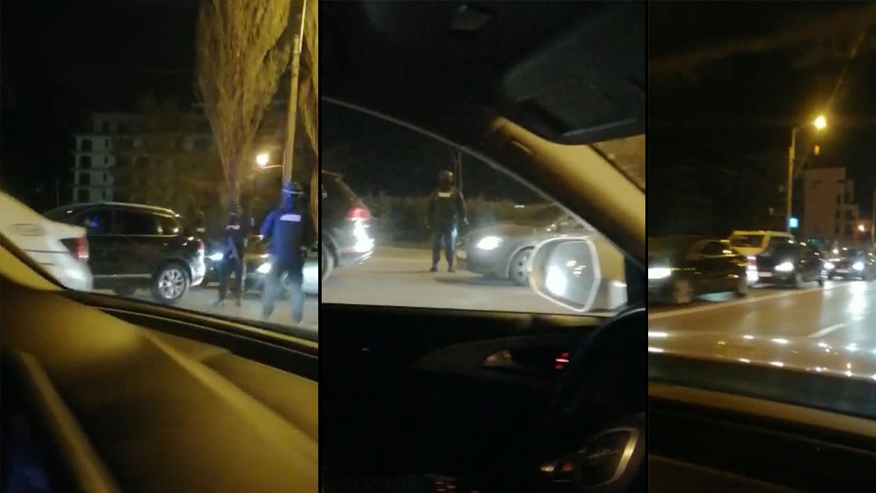 Polițitșii au controlat fiecare mașină care trecea prin Mamaia. Foto: Dobrogea.tv