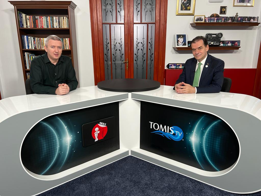 Ludovic Orban în platoul Dobrogea TV