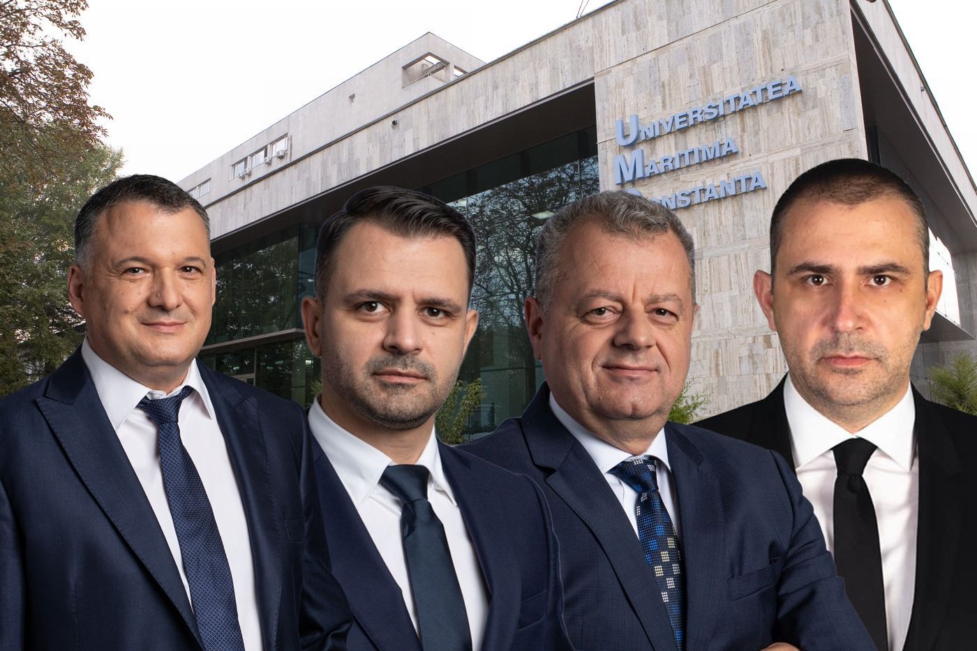 Parlamentarii PNL Constanța: deputații Bogdan Huțucă, Marian Crușoveanu, Mircea Banias și senatorul Septimiu Bourceanu
